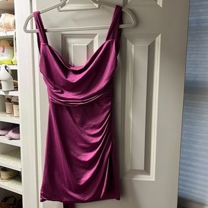 Mini dress, open back